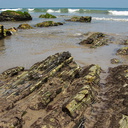 sedimentary-striated-rock-Point-Dume-tide-pools-2012-07-02-IMG 2176