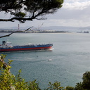 fuel-tanker-approaching-refinery-Smugglers-Cove-Track-Whangarei-Heads-2013-07-09-IMG 2501
