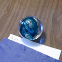 Karg-medium-sphere-bluish-large-irregular-bubbles--IMG 7313